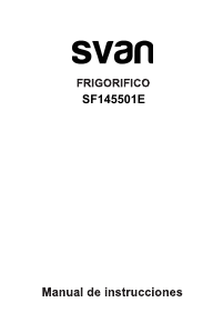 Manual Svan SF145501E Fridge-Freezer