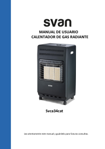 Manual de uso Svan SVCA34CAT Calefactor