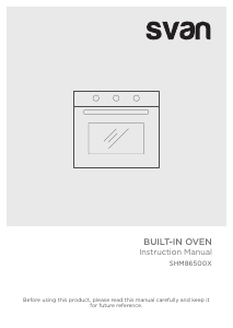 Handleiding Svan SHM86500X Oven