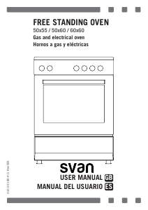 Manual de uso Svan SKG4600X Cocina