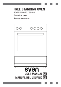 Manual de uso Svan SKMW4600X Cocina