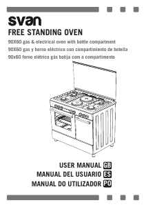 Manual de uso Svan SKGW5900PBX Cocina