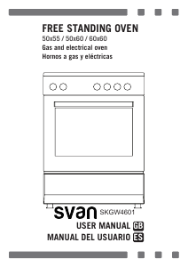 Manual de uso Svan SKGW4601 Cocina