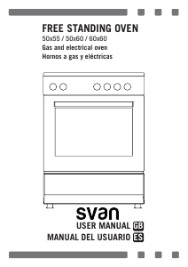 Manual de uso Svan SKGW4600RN Cocina