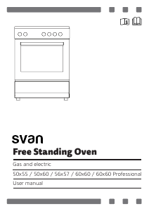 Manual de uso Svan SKMW4601X Cocina