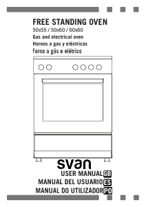 Manual de uso Svan SKG4601X Cocina