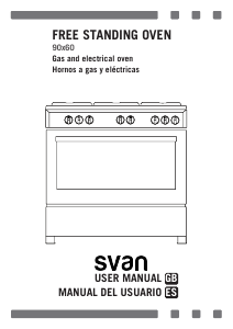 Manual de uso Svan SKGW5901X Cocina