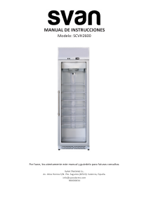 Manual de uso Svan SCVH2600 Refrigerador