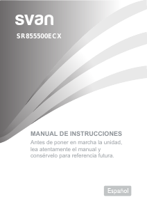 Manual Svan SR855500ECX Frigorífico