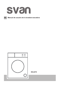 Manual de uso Svan SVLS75 Lavasecadora