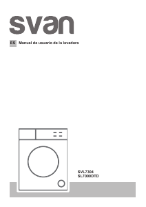 Manual de uso Svan SL7000DTD Lavadora