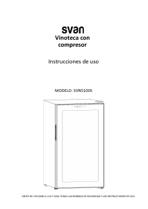 Manual de uso Svan SVN5100S Vinoteca