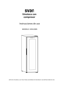 Manual de uso Svan SVN1200S Vinoteca