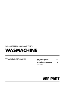 Mode d’emploi Veripart VPWM1400A28WNB Lave-linge