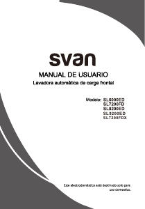 Handleiding Svan SL7200FD Wasmachine