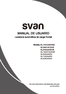 Handleiding Svan SL7202AIDV Wasmachine