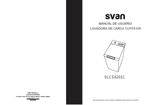Manual Svan SLCS6201C Máquina de lavar roupa