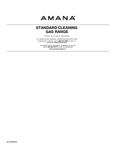 Bruksanvisning Amana AGR6303MMW Spis