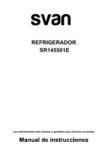 Manual Svan SR145501E Frigorífico