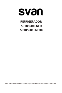 Handleiding Svan SR185601ENFDX Koelkast
