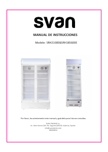Manual de uso Svan SRH185600E Refrigerador