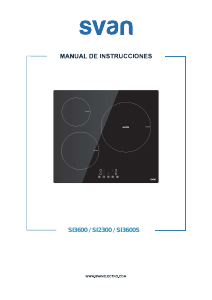Manual de uso Svan SI3600S Placa