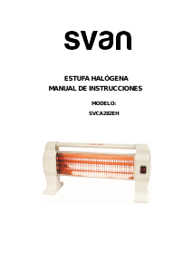 Manual de uso Svan SVCA282EH Calefactor