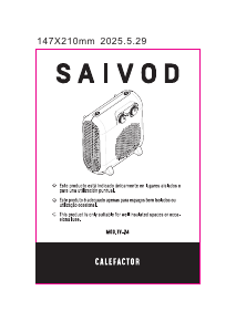 Manual Saivod TV-24 Heater