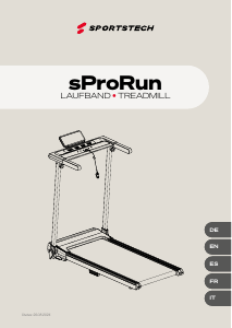 Bruksanvisning Sportstech sProRun Löpband