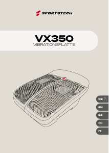 Manual de uso Sportstech VX350 Plataforma vibratoria
