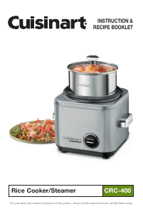 Manual Cuisinart CRC400 Steam Cooker