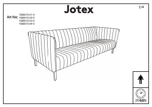 كتيب Jotex FAYETTE أريكة