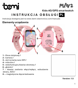 Bruksanvisning Bemi Play 2 Smart klocka