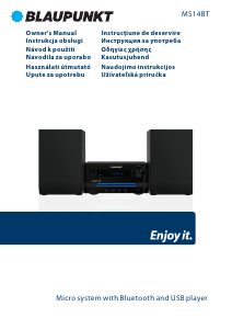 Manual Blaupunkt MS14BT Stereo set