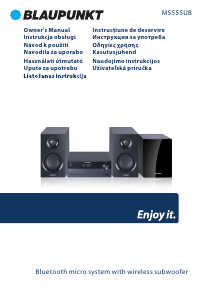 Bruksanvisning Blaupunkt MS55SUB Stereoanläggning