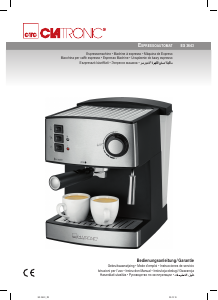 Bedienungsanleitung Clatronic ES 3643 Espressomaschine