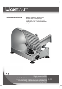 Bedienungsanleitung Clatronic MA 3585 Allesschneider