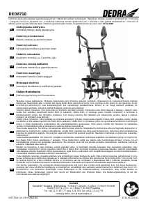 Vadovas Dedra DED8710 Kultivatorius