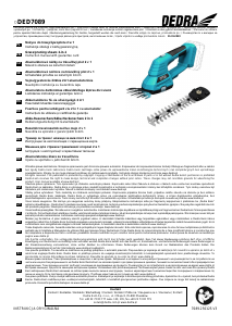 Bruksanvisning Dedra DED7089 Häcksax