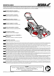 Instrukcja Dedra DED8724-46CSE Kosiarka