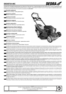 Manual Dedra DED8724-46C Mașină de tuns iarbă
