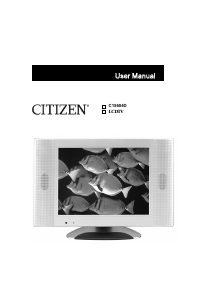 Manual Citizen C15604D LCD Television