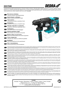 Vadovas Dedra DED7048 Rotacinis plaktukas