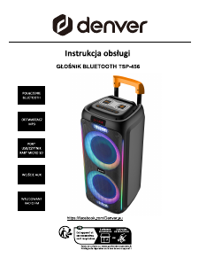 Instrukcja Denver TSP-456 Głośnik