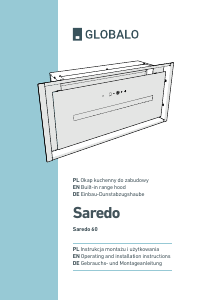 Manual Globalo Saredo 60 Cooker Hood