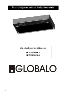 Instrukcja Globalo Spineiro 90.1 Okap kuchenny