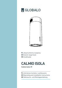 Bedienungsanleitung Globalo Calmio Isola 39 Dunstabzugshaube