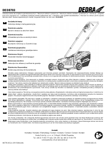 Instrukcja Dedra DED8703 Kosiarka