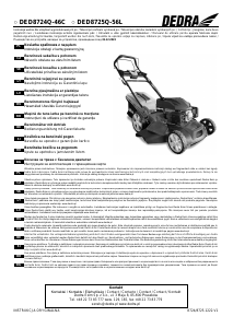 Instrukcja Dedra DED8724Q-46C Kosiarka