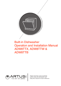 Handleiding Artusi ADW8TTW Vaatwasser